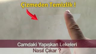 Camdaki Etiket izi Ve Yapışkan Lekeleri Nasıl Çıkar [upl. by Buskus]