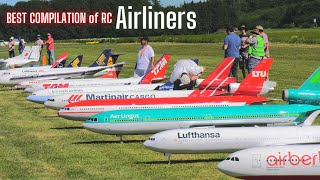 BEST COMPILATION of RC AIRLINERS [upl. by Reddin331]