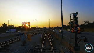 CTAs Ride the Rails Blue Line to OHare Realtime 2019 [upl. by Mattson]