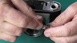 Servicing a Kodak Retinette IIB camera part 01 [upl. by Cristobal]