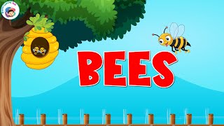 Bees  When It Is Sunny Bees Gather Honey   Nursery Poem I Rhyme For Kids  English Nursery Rhyme [upl. by Armbruster580]