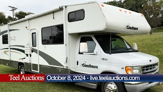 On Tuesday October 8th 2024 Teel Auctions will auction a 2002 Coachman Santara Motorhome [upl. by Triplett771]