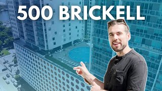 500 Brickell Condo Tour  The Best Building In Brickell Miami [upl. by Harrington209]