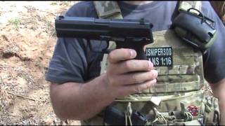 Extreme Shock 45 ACP Air Freedom Round Through Dry Wall with HampK USP [upl. by O'Connor]