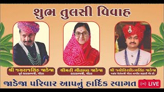 Tulshivivah Gondal Live  જાડેજા પરિવાર ગોંડલ દ્વારા આયોજિત ભવ્ય તુલસી વિવાહ 2024 [upl. by Lindi]