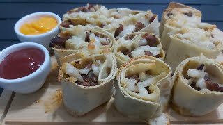 Best beef and mozzarella cheese recipe in tortilla bread [upl. by Ruben50]