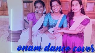 Onam dance cover 💖onamspecial onam2k23 dancingdazzlers [upl. by Leksehc171]