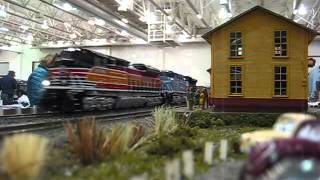 Badgerland S Gaugers  Mad City Model Railroad Show 2014 [upl. by Inavoig]