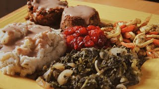 2017 Fully Loaded Vegan Thanksgiving Meal [upl. by Stiruc]