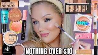 Full Face NOTHING OVER 10 Makeup Tutorial 😍 Best Affordable Drugstore Makeup KELLY STRACK [upl. by Rees]