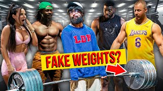 FAKE WEIGHTS in gym PRANK  ANATOLY pretended to be a Beginner 8 [upl. by Merdith]