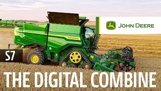 S7 COMBINE from John Deere Groundbreaking predictive harvesting technology [upl. by Elag561]