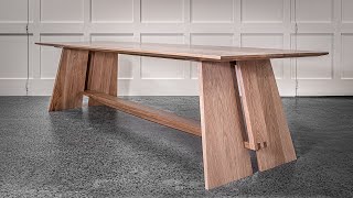 Making a 10 seater Oak Dining Table [upl. by Ahsaele]