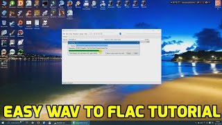 Creating a flac from a wav file easy tutorial [upl. by Nylg]