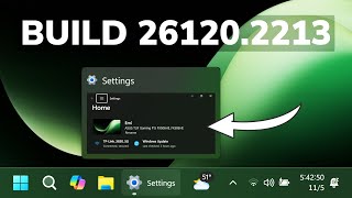 New Windows 11 Build 261202213 – New Taskbar Change Start Menu File Explorer and Fixes Dev [upl. by Lizbeth]