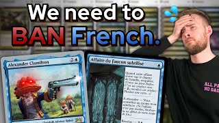 quotUnfinity but Im Frenchquot Cant Be Your Deck Theme  Commander Deck Roasting [upl. by Yanel]