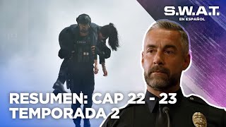 Resumen de los capítulos 22  23  Temporada 2  SWAT en Español [upl. by Ennyletak136]