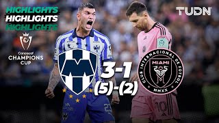 HIGHLIGHTS  Monterrey 5312 Inter Miami  CONCACHAMPIONS 2024  TUDN [upl. by Jervis385]