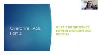 Overdrive FAQs part 3 What is the Difference Between Overdrive and Hoopla [upl. by Alinoel]