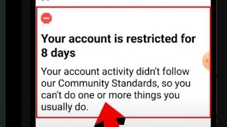 Facebook Account RESTRICTED [upl. by Ahsinrats363]