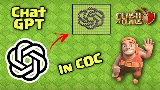 Chat GPT Logo In Clash Of Clans  Wall Builds COC  Wall Art Clash Of Clans  Wall Design COC [upl. by Thorndike]