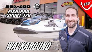 2024 SeaDoo FishPro™ Sport 170 BRP Premium Audio iDF iBR First Look Walkaround Review [upl. by Polivy]