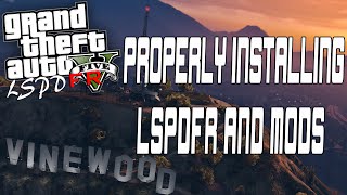 How To Install LSPDFR and Mods  Simple and Easy [upl. by Alveta440]