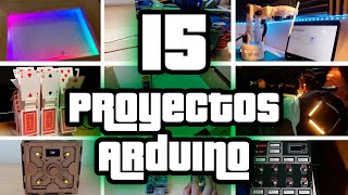 TOP 15 Proyectos con Arduino 2022 [upl. by Huang]