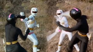 Taiga Sae vs Evil GaoWhiteAlyssa Enrile vs Evil RangerGaoranger vs Wild Force [upl. by Innus]