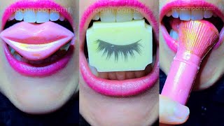 EDIBLE LIPSTICK ASMR EDIBLE EYESHADOW ASMR EDIBLE COSMETICS ASMR CHOCOLATE ASMR [upl. by Edge538]