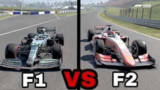 F1 vs F2  LAP COMPARISON [upl. by Isoj148]