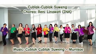 CublakCublak Suweng • PKPMK Line Dance Class • ULD DKI 47 uldjaktim [upl. by Leohcin]