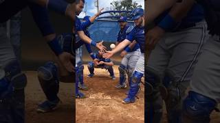 Funny catcher drill 😂 baseball [upl. by Adel]