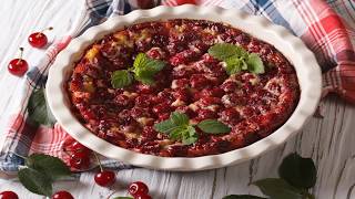 Recette  Clafoutis aux cerises [upl. by Kipton]