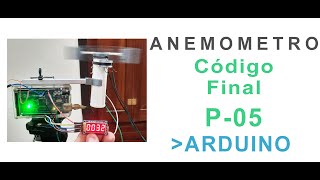 Anemómetro Casero con Arduino  Parte 05  Código Final  Demostración de funcionamiento [upl. by Ceevah20]