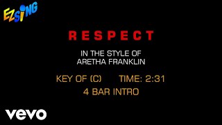 Aretha Franklin  Respect Karaoke [upl. by Aneis]