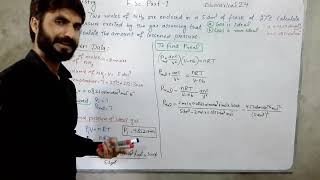 Numerical 24 Chapter 3 Gases Chemistry Part 1 [upl. by Ahsitauq]