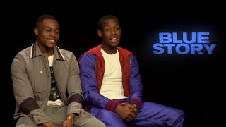 Blue Story  Micheal Ward And Stephen Odubola Talk Kidulthood Comparisons amp Characters  Interview [upl. by Steiner]