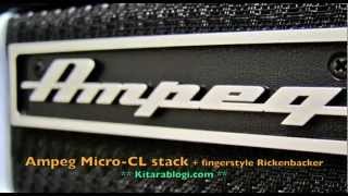 Ampeg MicroCL Stack  Kitarablogicom [upl. by Burkitt419]