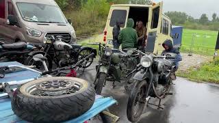 Moto Weteran Bazar Łódź w poszukiwaniu części do Harley Davidson XLX 1000 Ironhead [upl. by Ilak265]