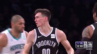 Rodions Kurucs vs Hornets 13 pts 12 reb New Career High 3 ast 3 stl and 1 blk 271218 [upl. by Lavicrep]