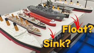 Will All These Ships Sink or Float Review of All Titanic Britannic Edmund Fitzgerald Carpathia [upl. by Chalmer]