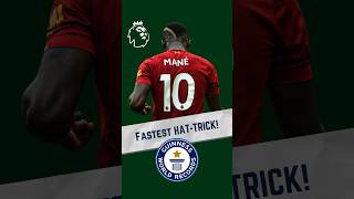 Sadio Mané FASTEST Premier League HatTrick WORLD RECORD [upl. by Ahsatniuq]