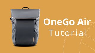 How to organize PGYTECH OneGo Air Backpack  Tutorial and Tips  Lighter But Mightier [upl. by Ive860]