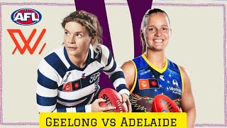 AFLW LIVE 📢GEELONG VS ADELAIDE FOOTBALLCROWS LIVESCOREBOARD [upl. by Nyleahcim]