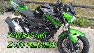 ★ 2019 KAWASAKI Z400 REVIEW ★ [upl. by Kcirdot]