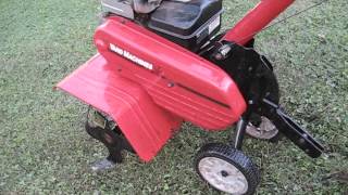 Yard Machines 5HP Front Tine Tiller RotoTiller [upl. by Gnoy]