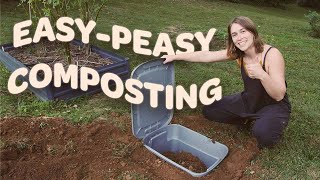 Easy DIY 5 Minute Compost Bin [upl. by Ahsekim361]