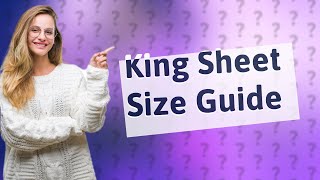 What size is a king size sheet in CM [upl. by Leahcimdivad699]