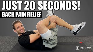 6 Exercises To Relieve Back Pain In 9 Minutes  FOLLOW ALONG [upl. by Ayotna440]